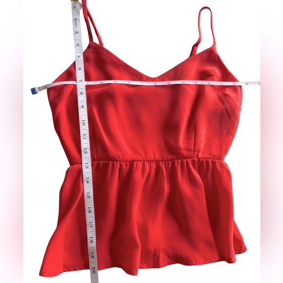 Monteau Spaghetti Strap Top in Soft Orange - Picture 3 of 5